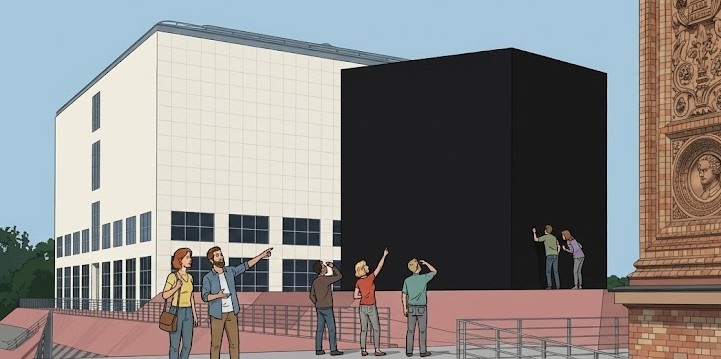 Das schwarze Quadrat - Hommage an Malewitsch