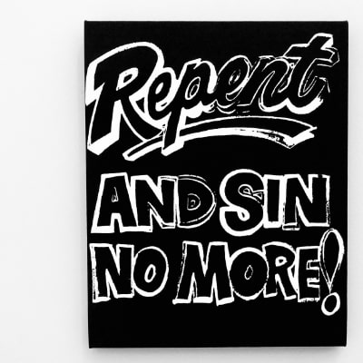 Andy Warhol, Repent and sin no more! (Negative), 1985-86
