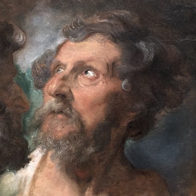 Anthonis van Dyck, Zwei Studienköpfe, ca. 1618-20