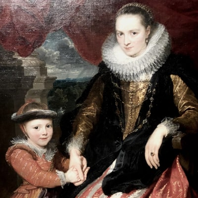 Anthonis van Dyck, Susanna Fourment mit ihrer Tochter, ca. 1621
