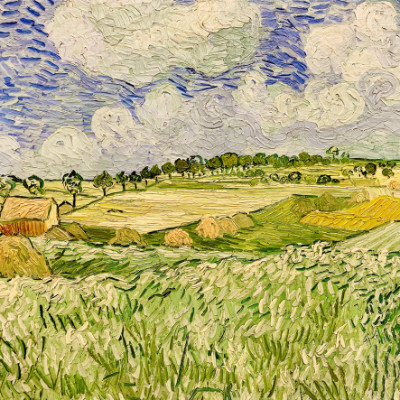 Vincent van Gogh, Ebene bei Auvers, 1890