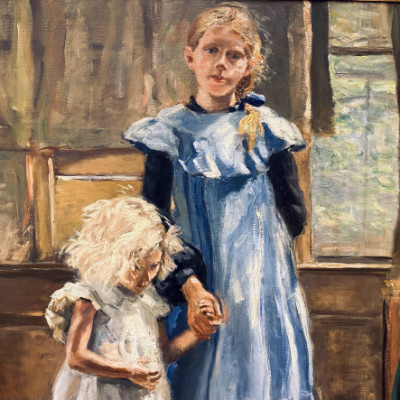 Fritz von Uhde, Zwei Mädchen, 1909